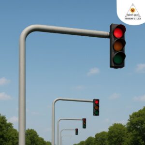 New Cantilever Traffic Poles | Extra Durable & Modern Traffic Signal