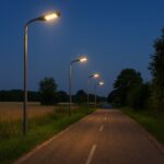Rural Road Lighting Poles