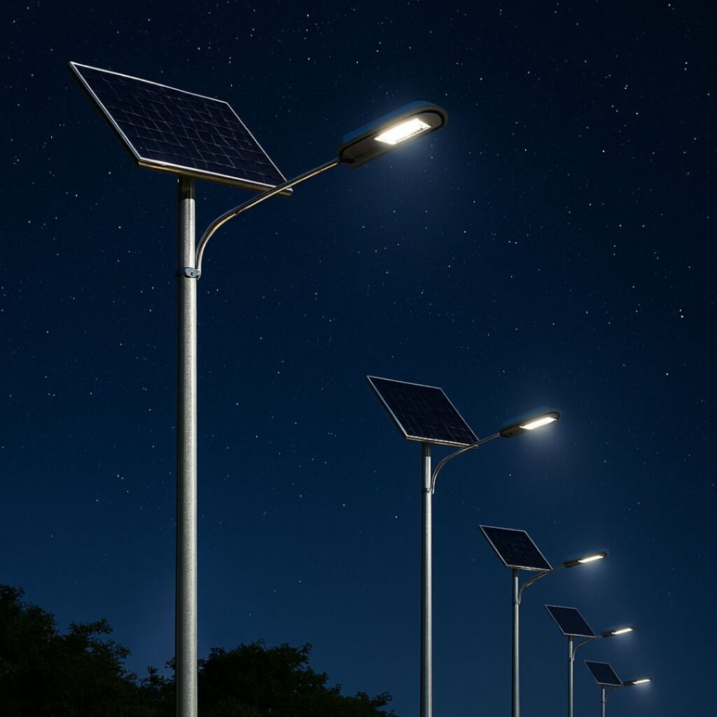Solar Street Light Poles (2)
