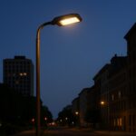 Urban Street Light Pole