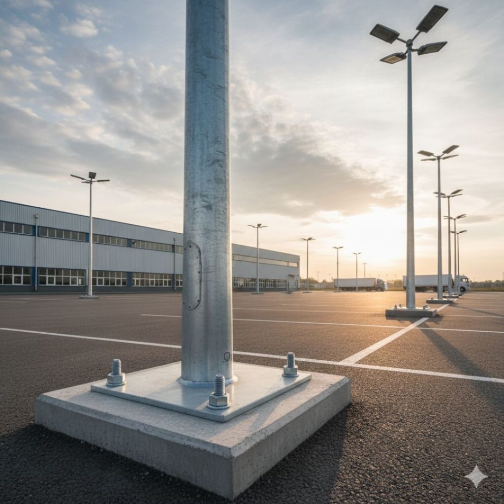 Base Plate Mounted Poles (1)