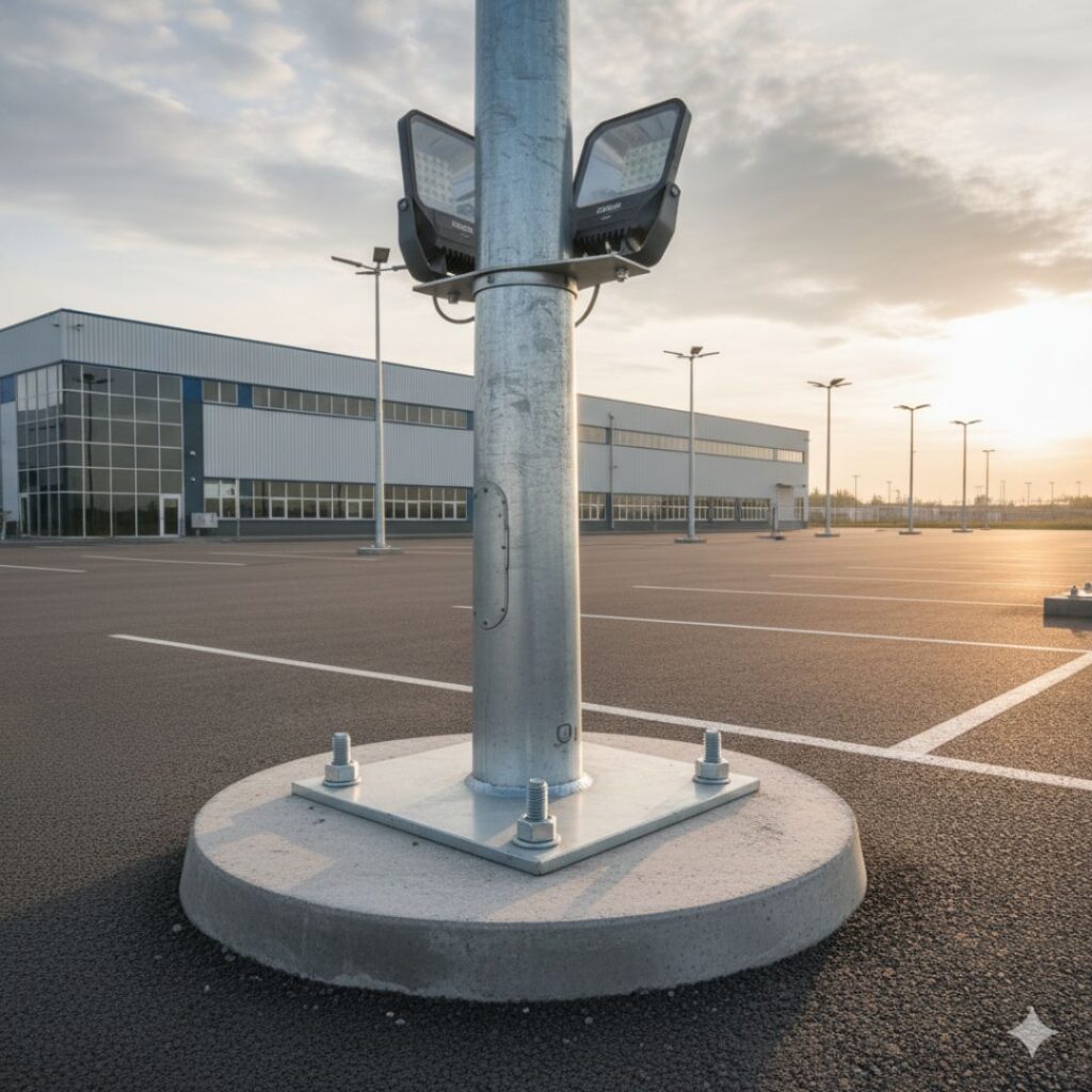 Base Plate Mounted Poles (2)