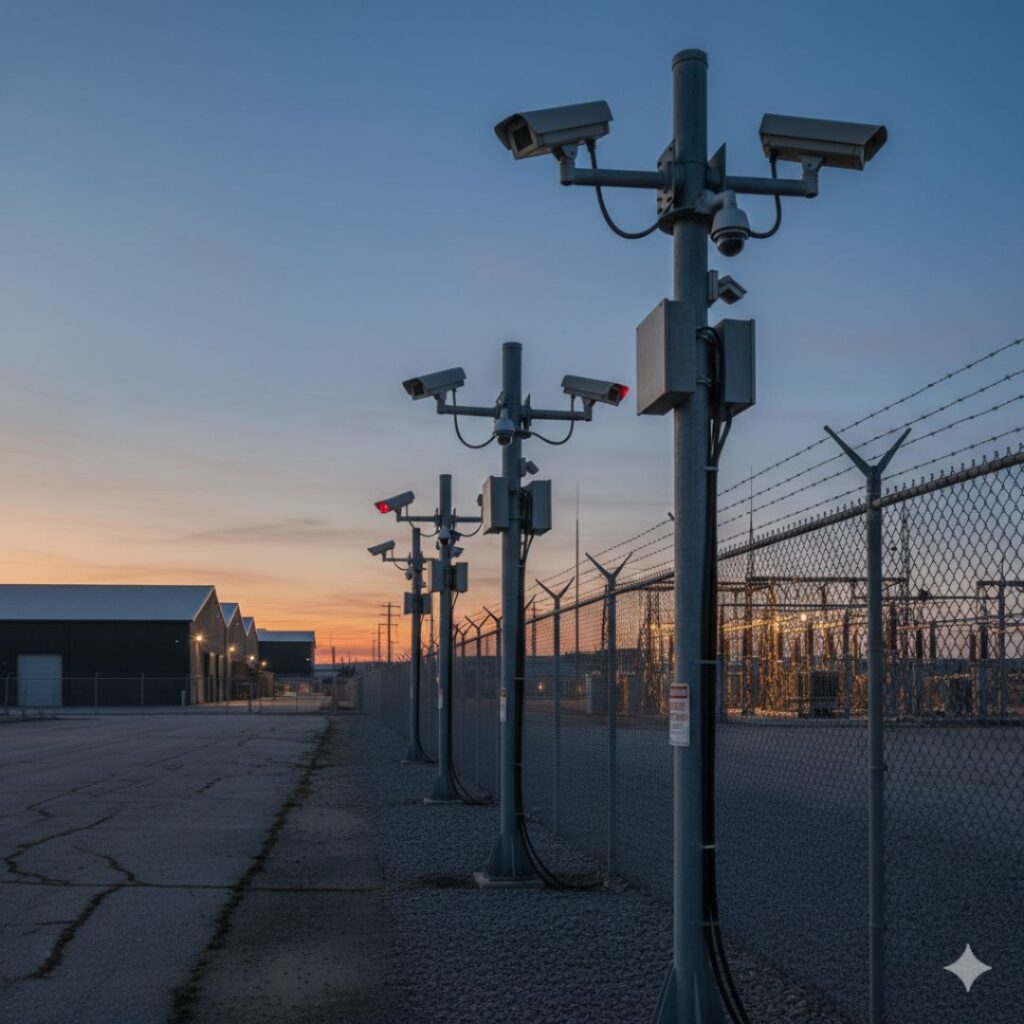 CCTV Surveillance Poles (2)