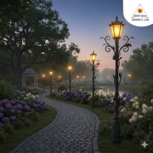 New Premium Garden & Park Lighting Poles for Rooftop Applications