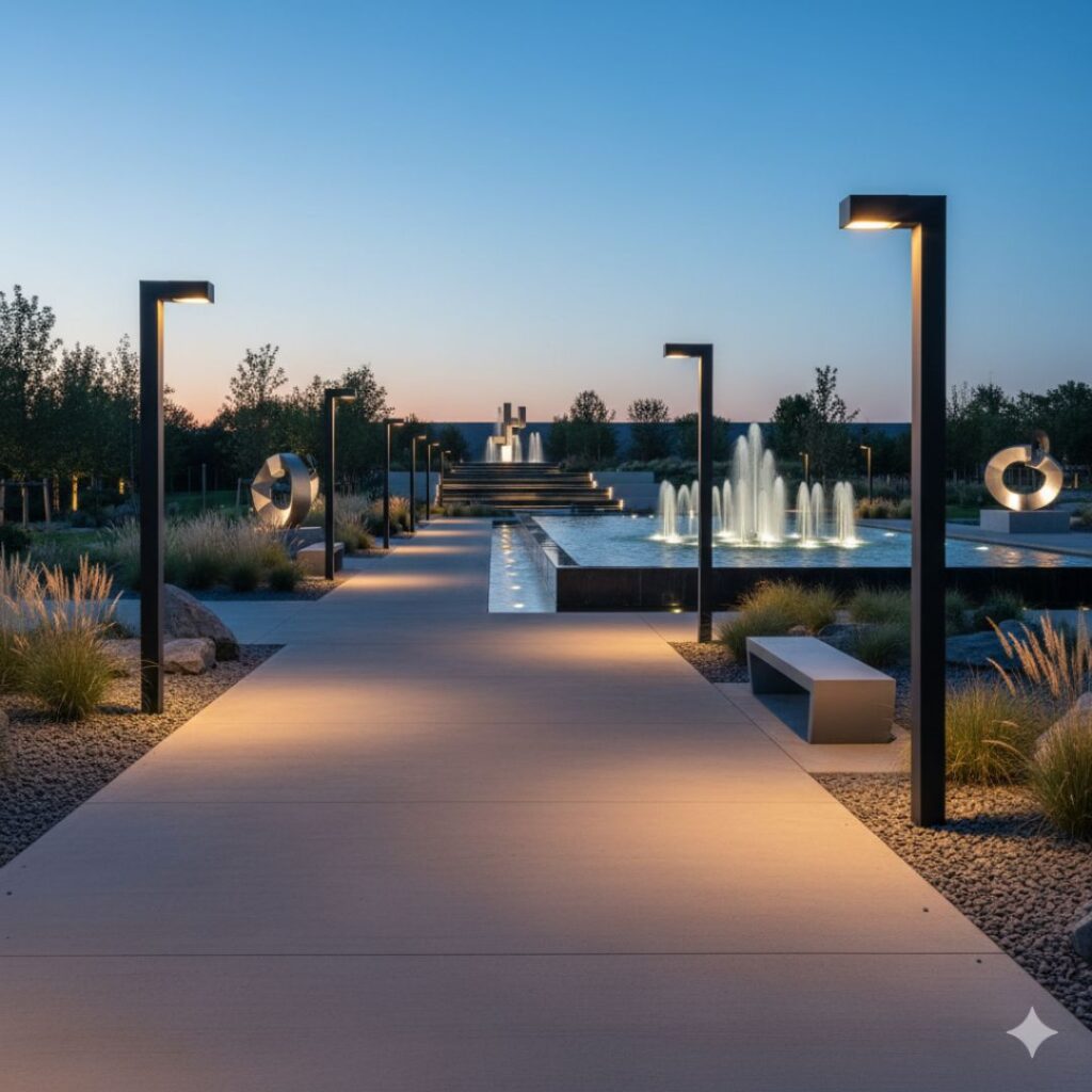 Garden & Park Lighting Poles (2)