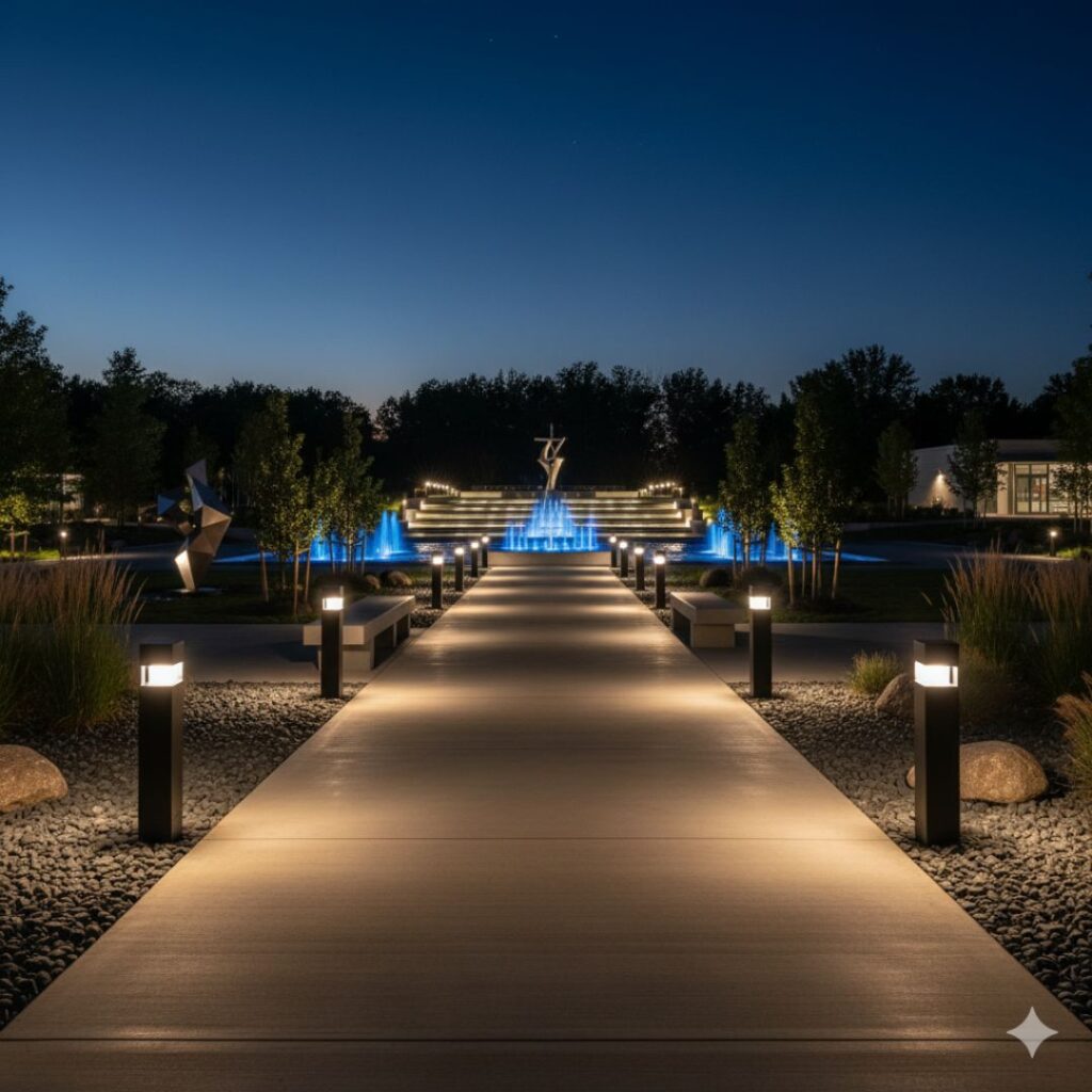 Garden & Park Lighting Poles (3)