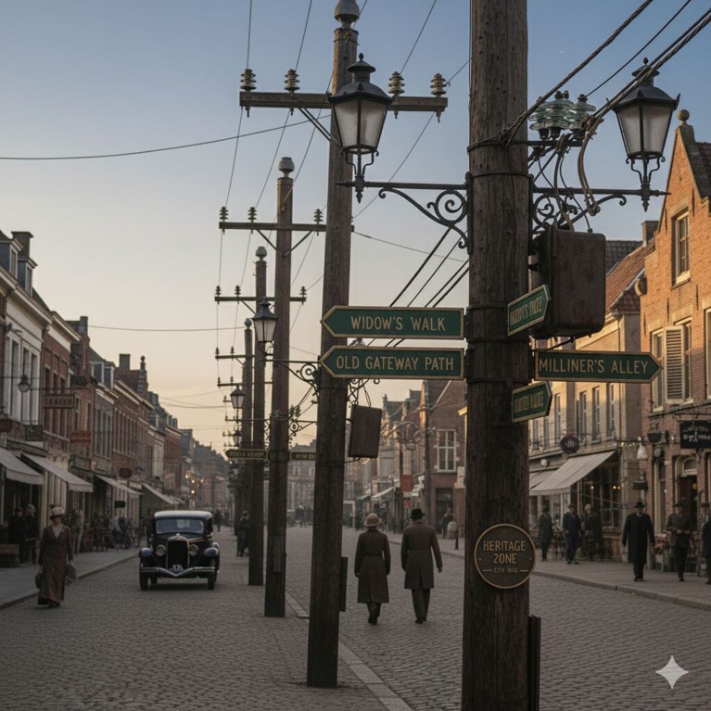 Heritage Zone Poles (1)