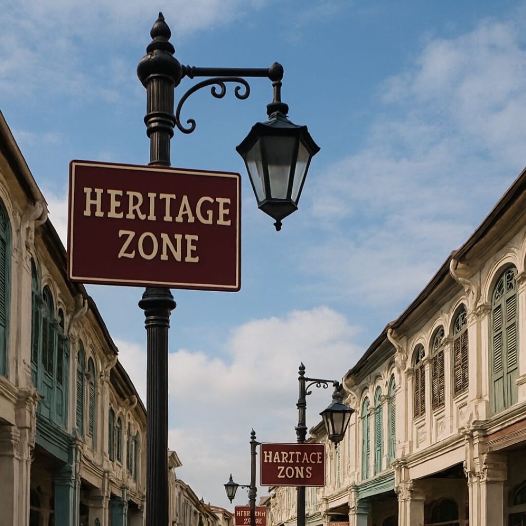 Heritage Zone Poles (2)