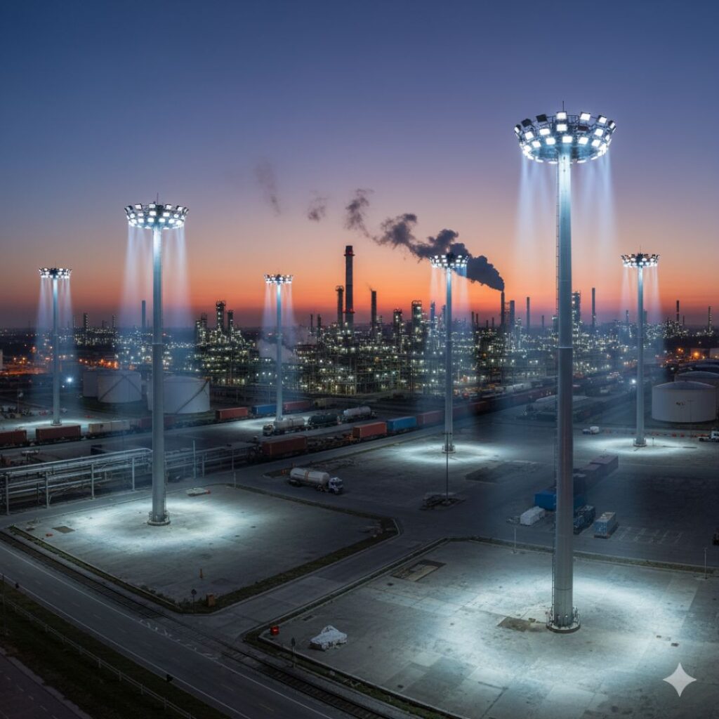 Industrial Area High Mast Poles (1)
