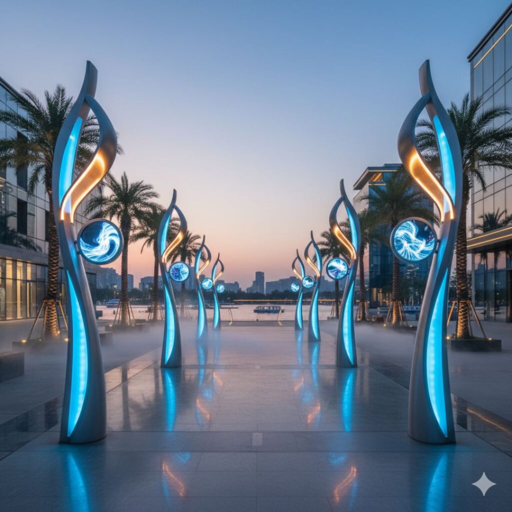 LED Decorative Poles (3)