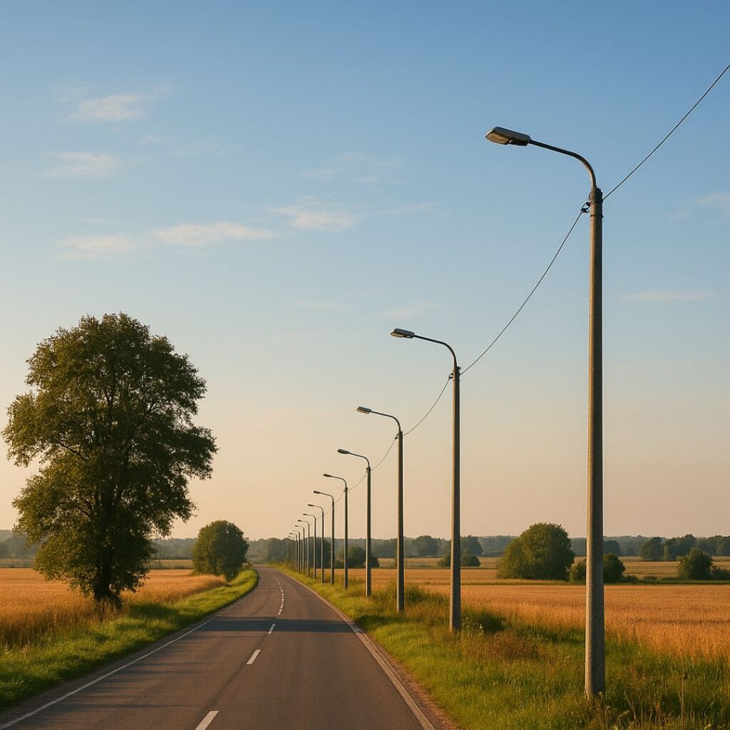 Rural Road Lighting Poles (2)