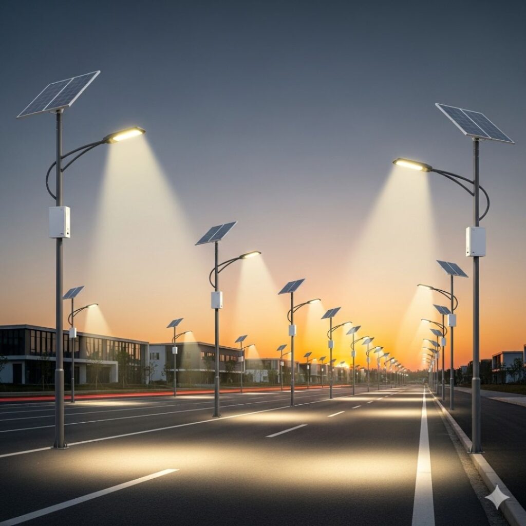 Solar Street Light Poles (2)