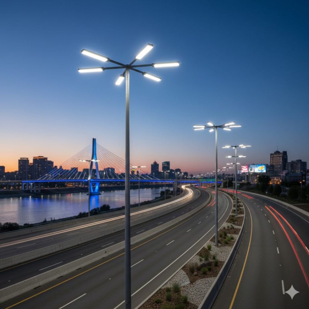 LED Area Lighting Poles (2)